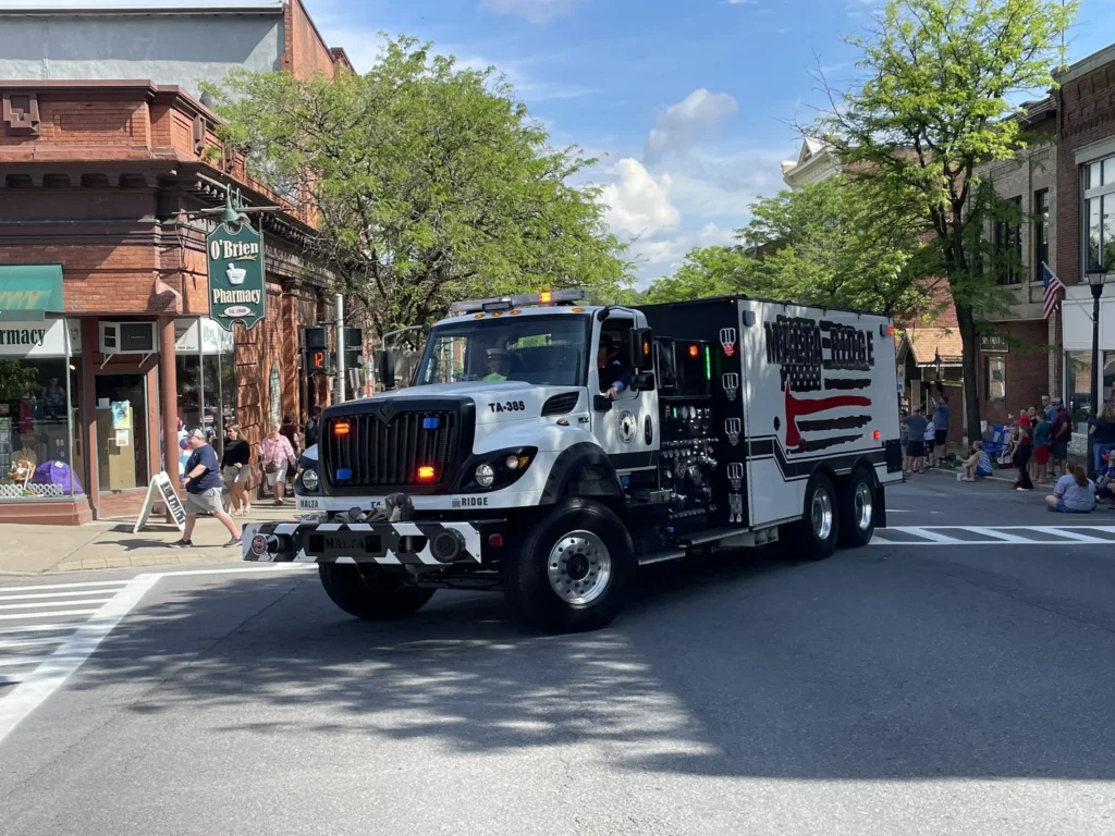 Malta Ridge TA-385 in a local parade
