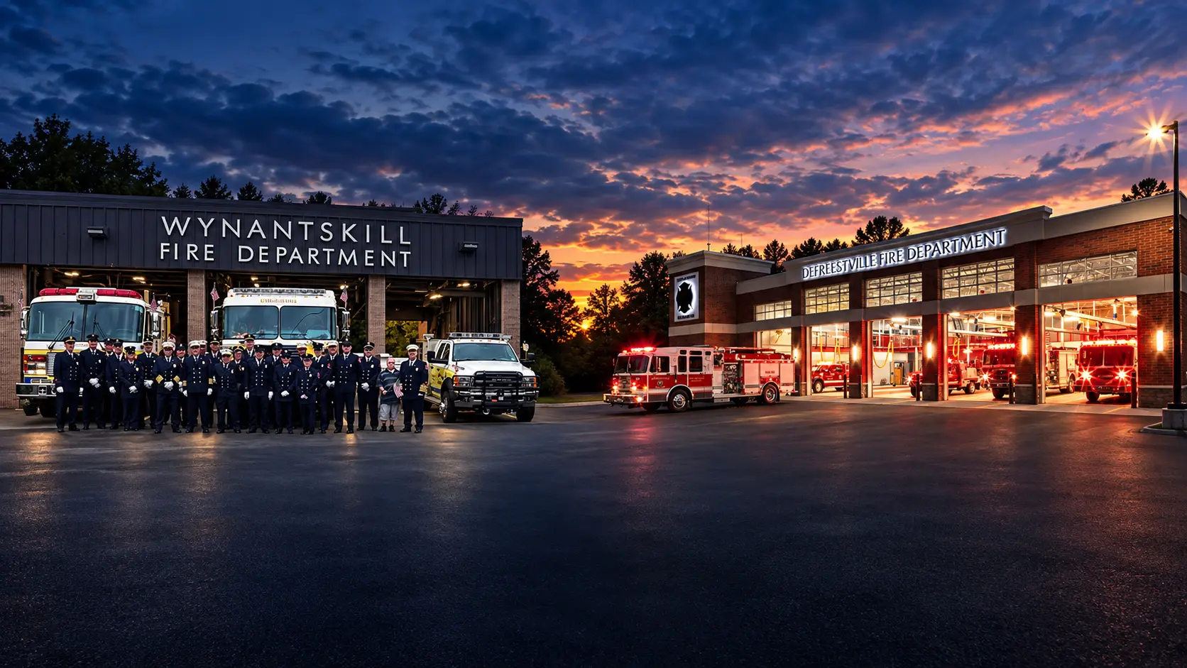 North Greenbush Fire District's Defreestville and Wynantskill firehouses