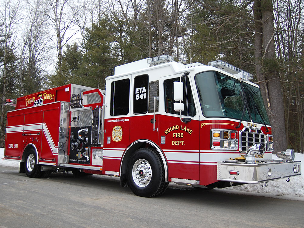 Round Lake Fire Department engine tanker