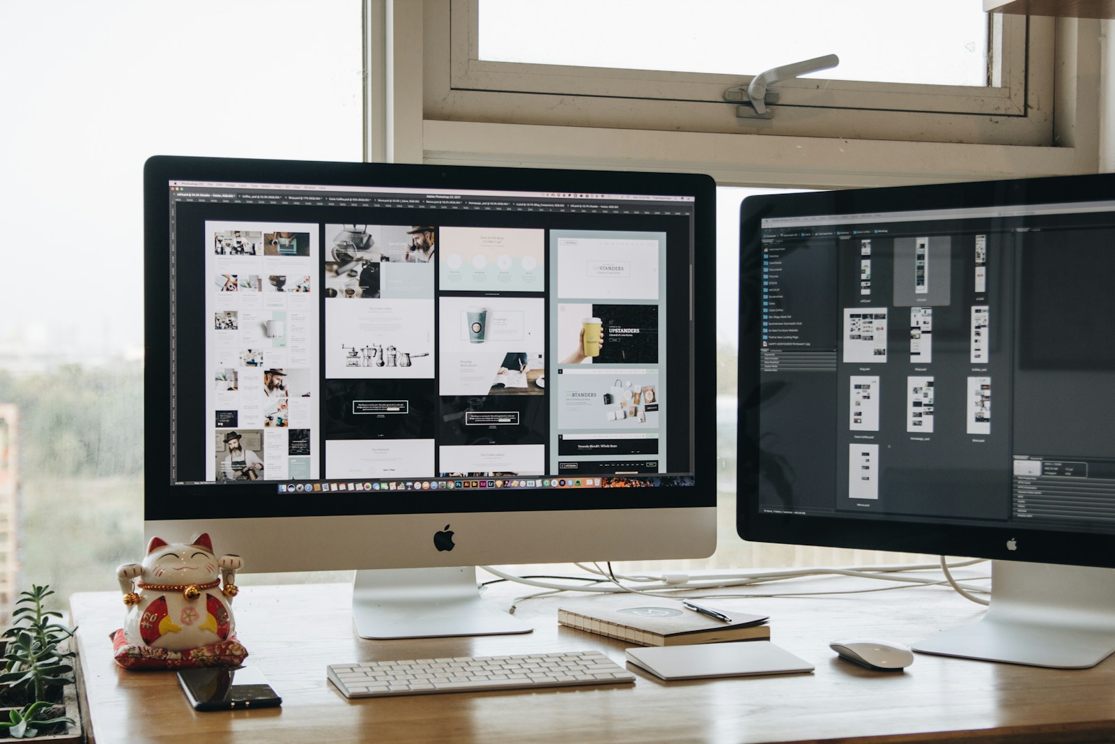 Website design workspace